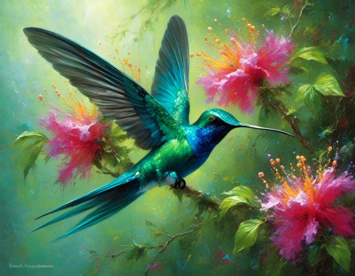 Swallow-Tailed Hummingbird