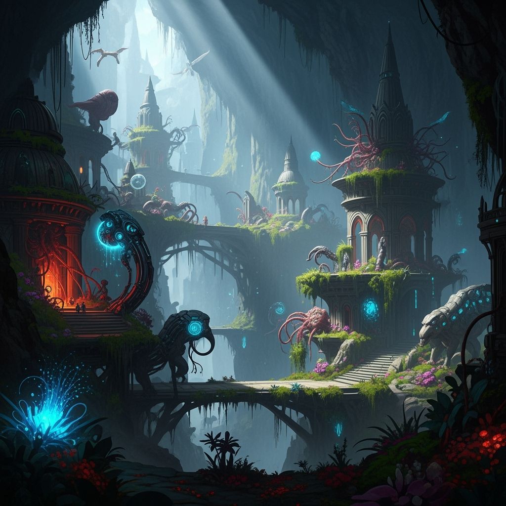 Majestic Underground Realm of the Karianian Empire