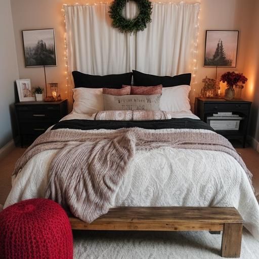 Cozy Bedroom Sanctuary for Valentine's Night