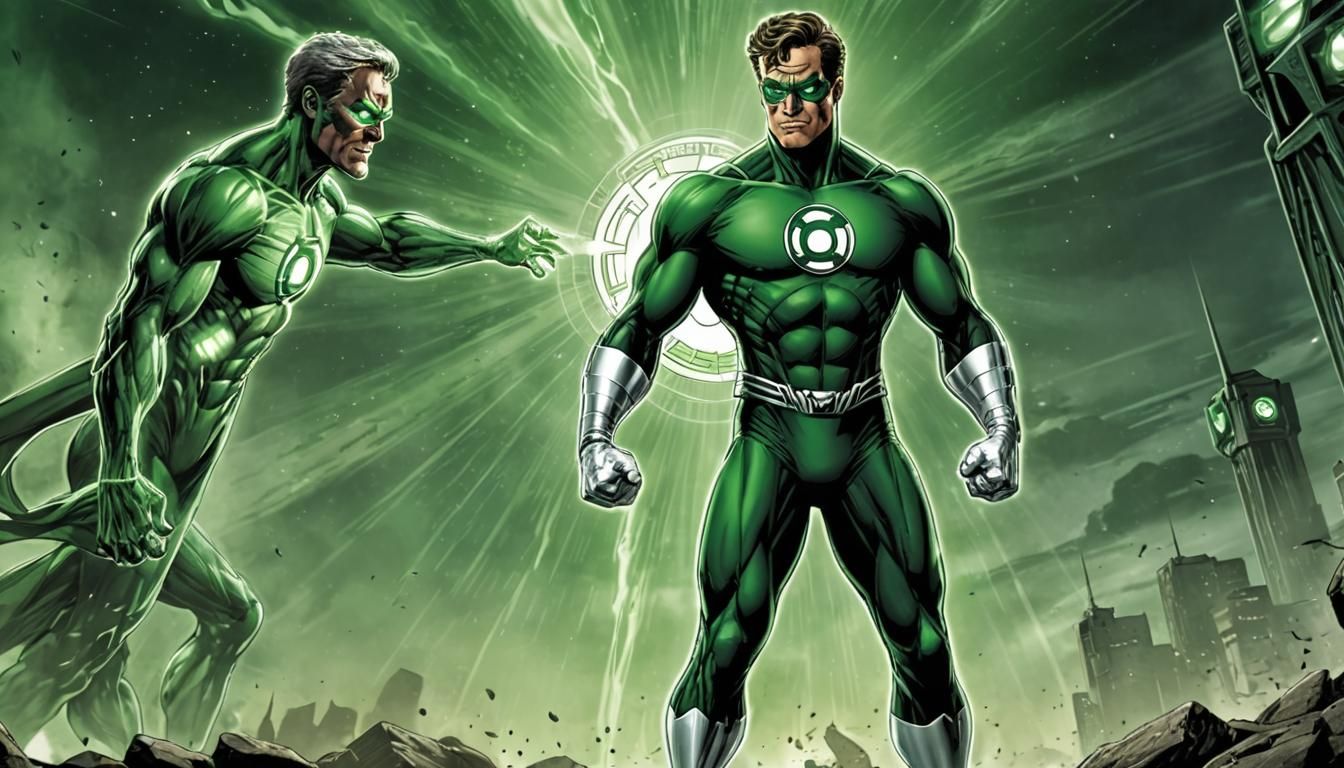 Aging Green Lantern Confronts New Foe