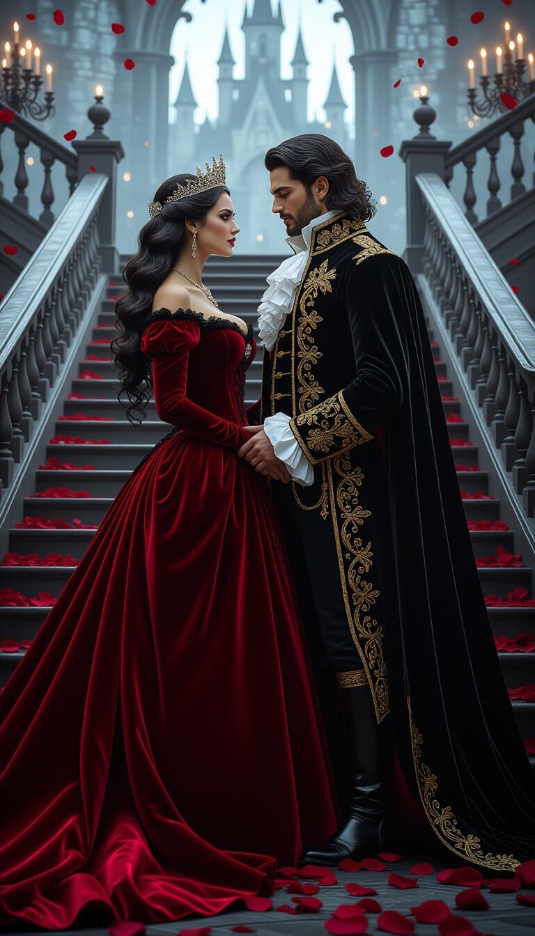 Gothic Romance: Queen and King by Candlelight