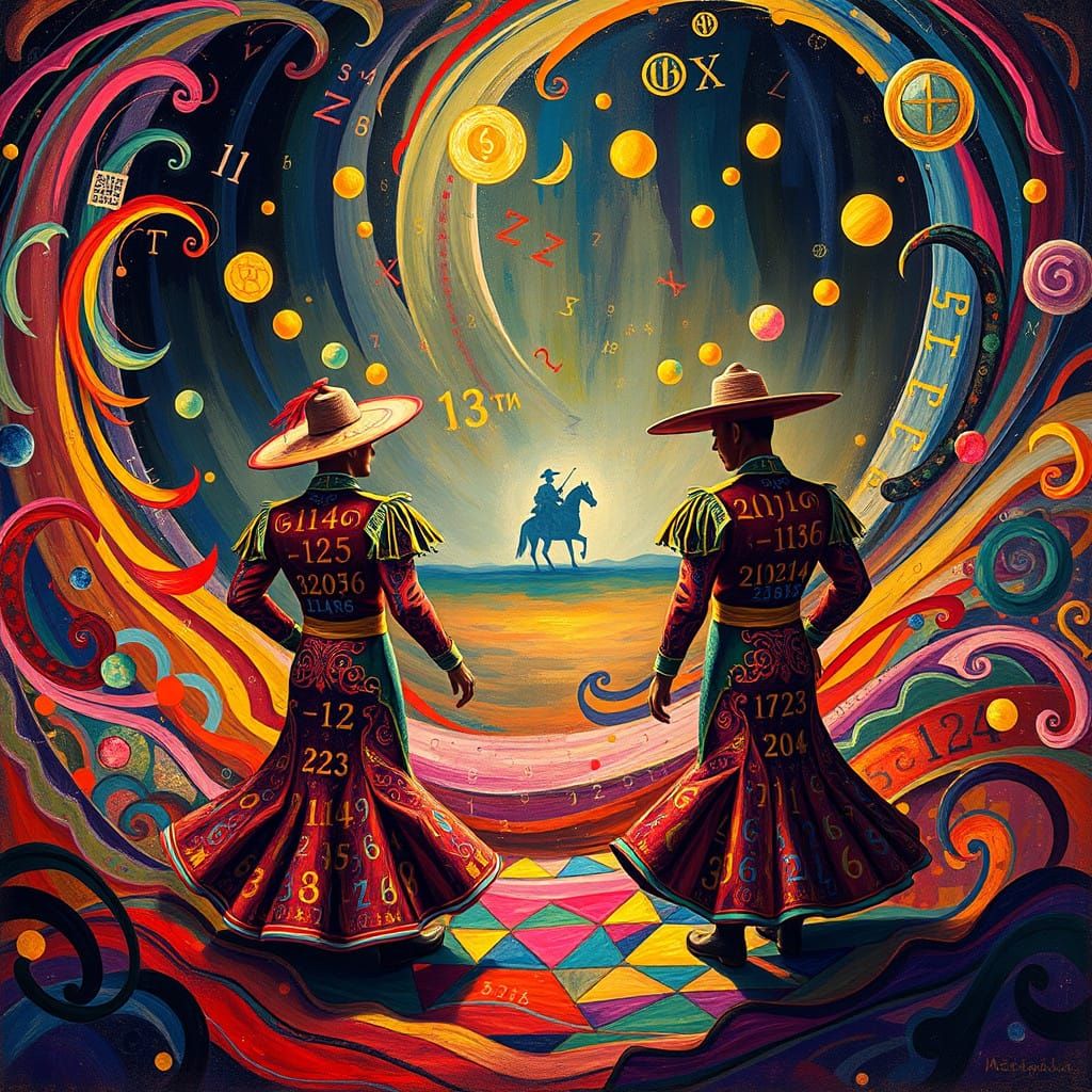 Mathematical Masters in Vibrant, Dreamlike Mathagonia