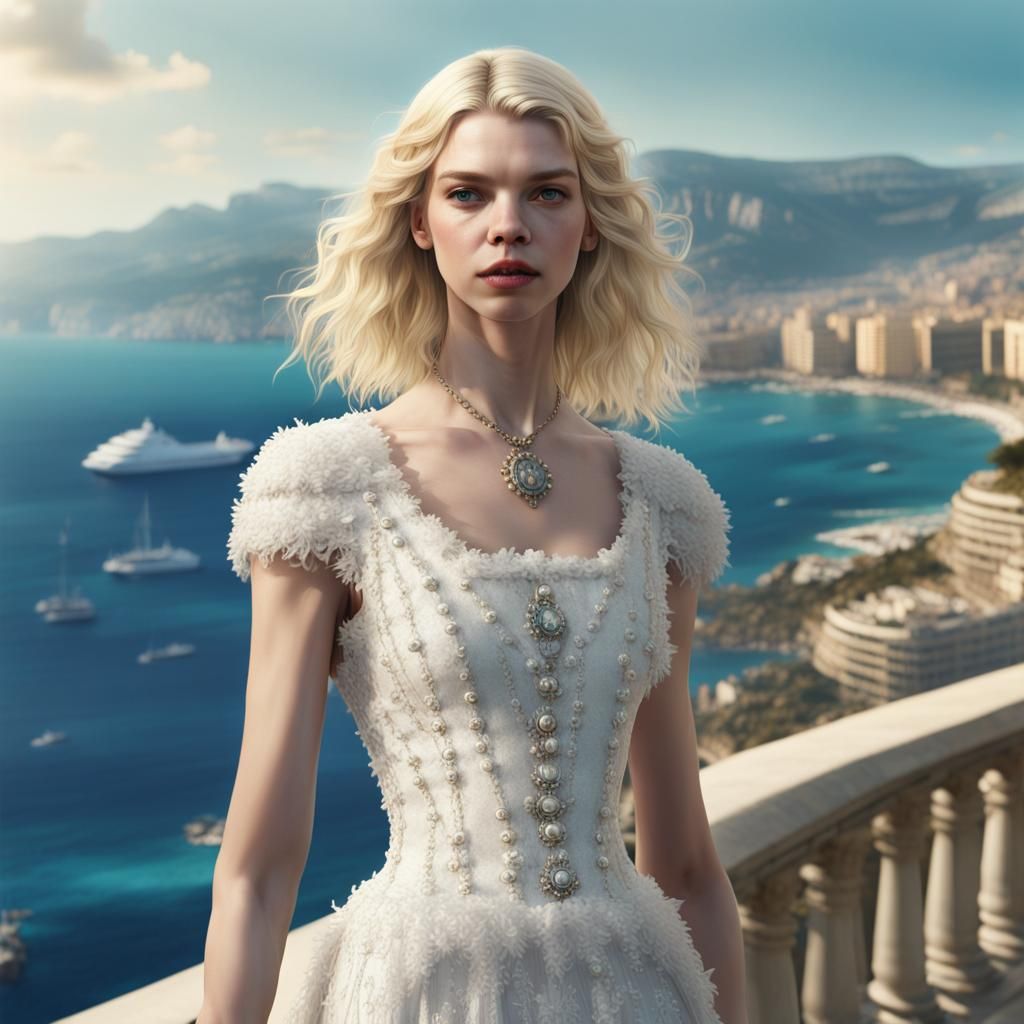 Anya Taylor-Joy Walks Monte-Carlo Streets