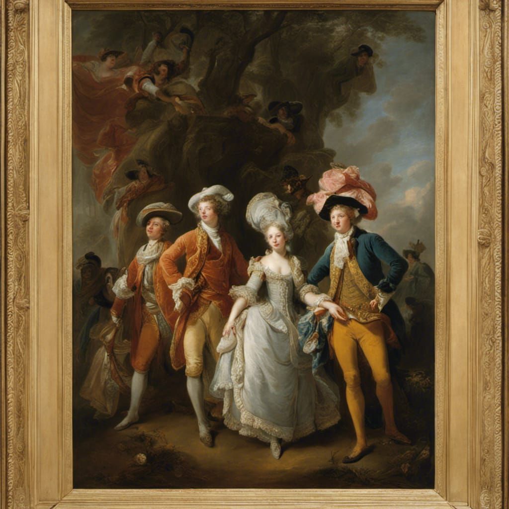 Mardi Gras in Rococo Style