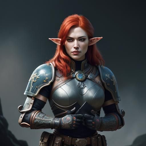 Half-Aeldari in service to the Imperium