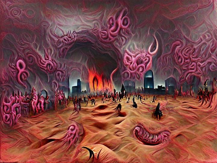 Eldritch Hellscape: An AI Generated Nightmare