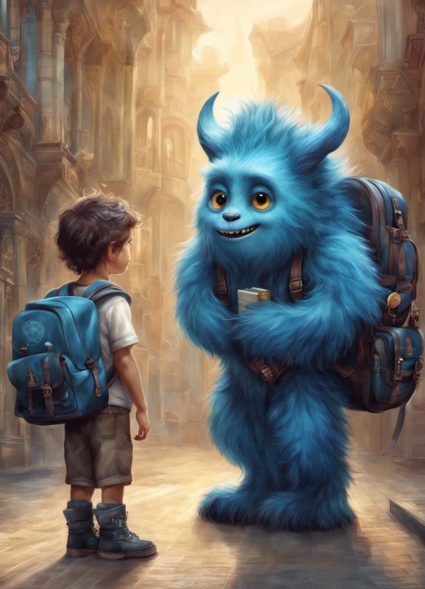 First day at school together with my best friend