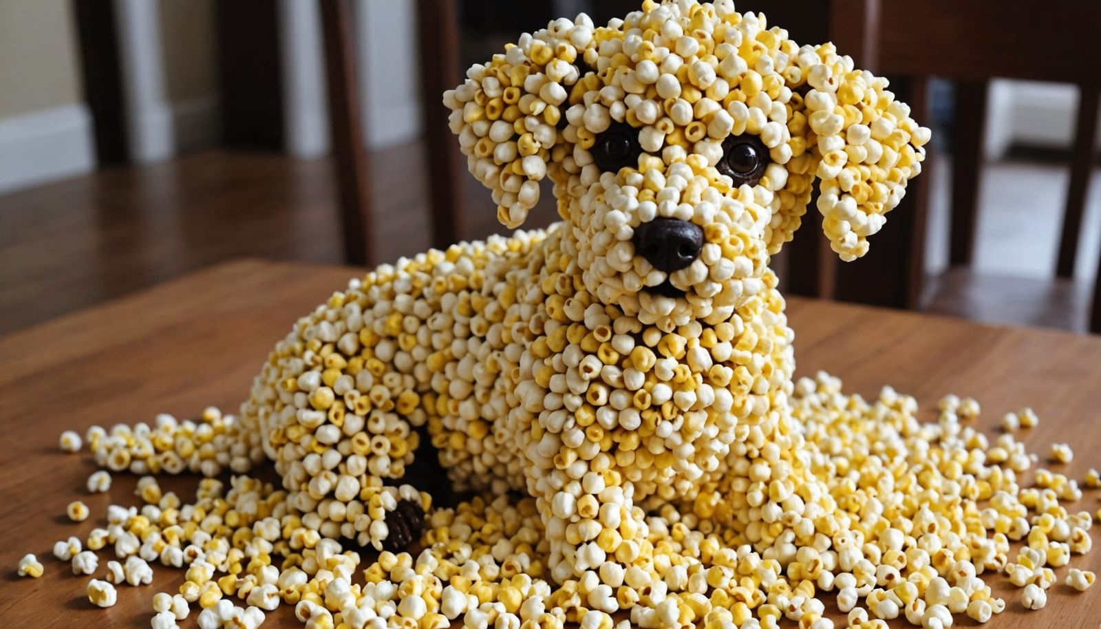 Popcorn Dog: A Whimsical AI Creation