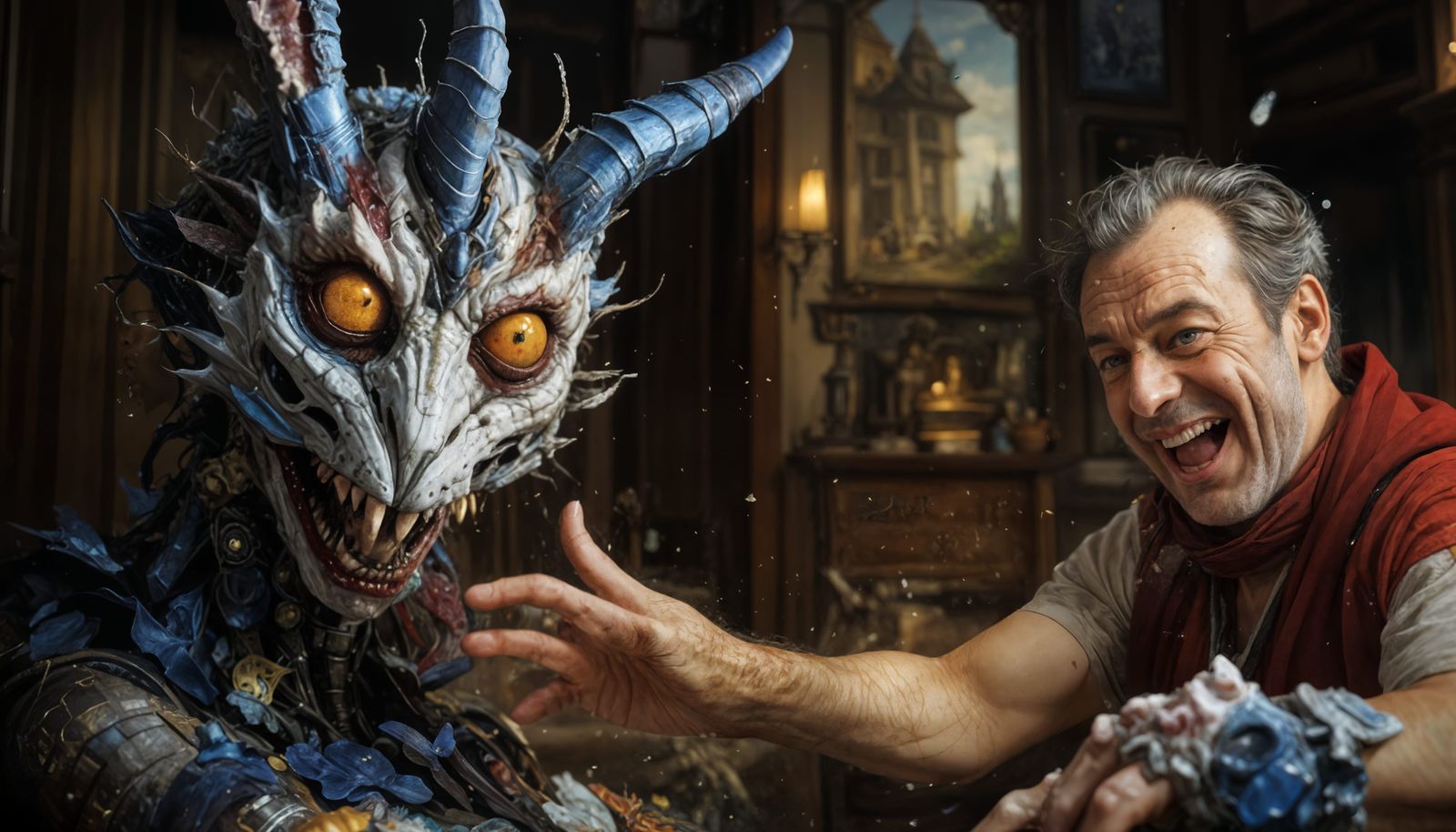 'dude! that was my thumb...'