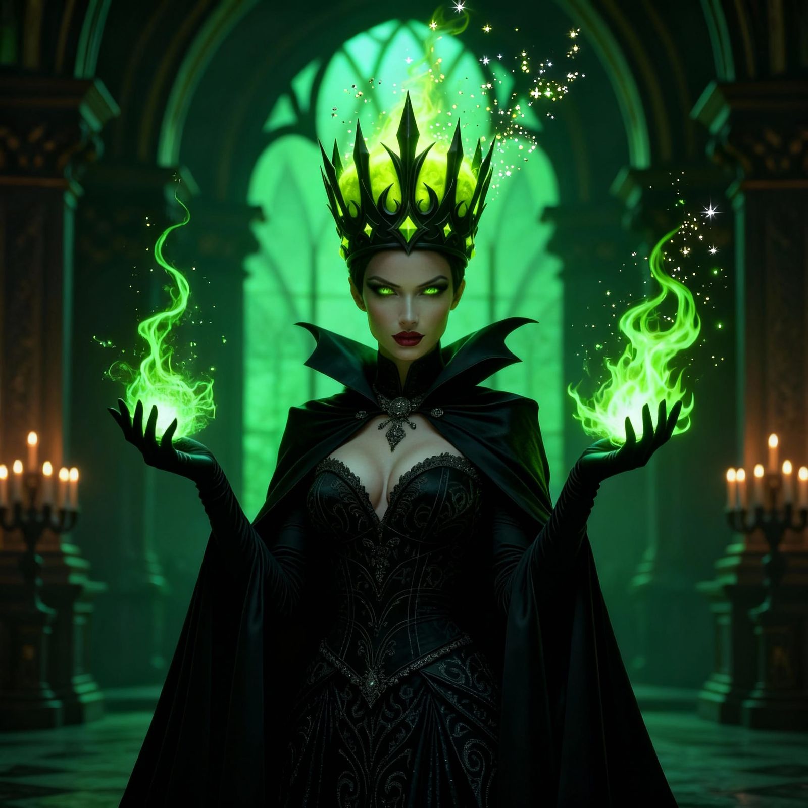 Evil Queen's Dark Magic Crown