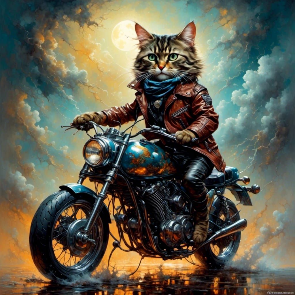 Biker Cat