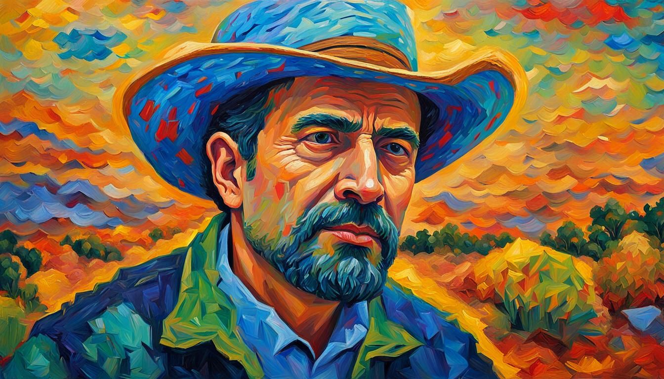 Tequila as Artist: Neo-Impressionist Oil Painting