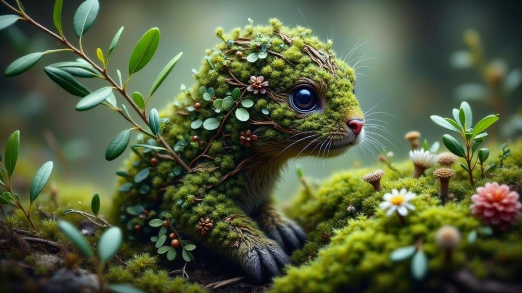 Enchanting Nature Portrait of a Tiny Guardian