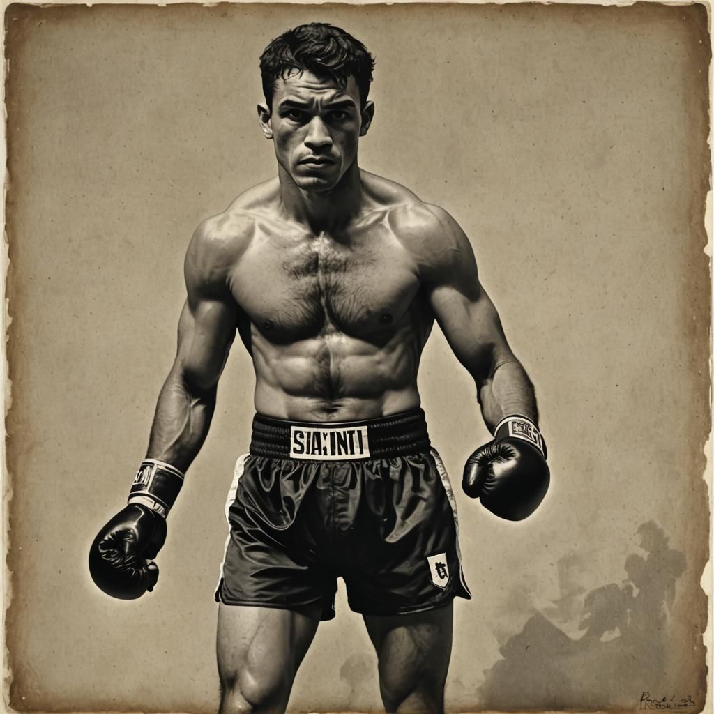 AI Generated Image of a Boxer