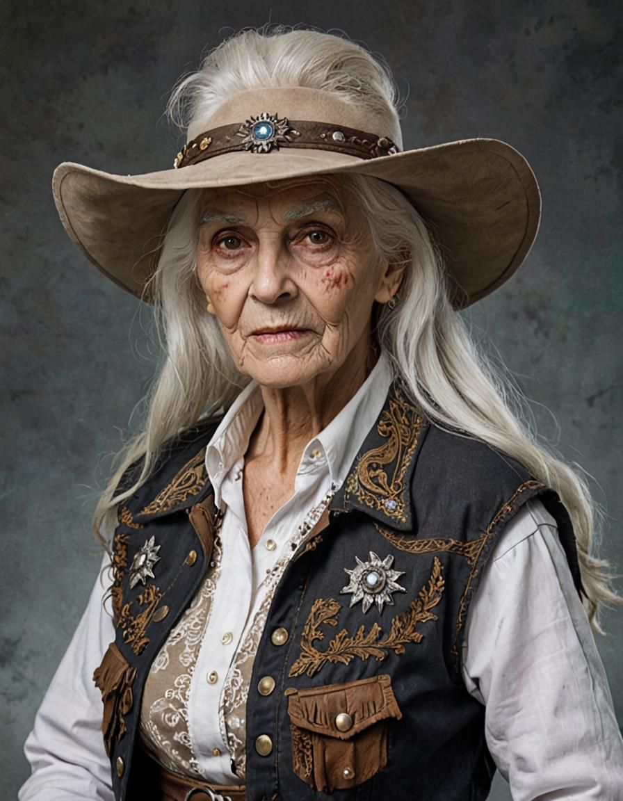 Zombie Cowboy Wedding: An AI-Generated Western Scene