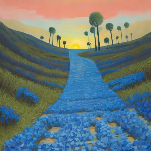 Abstract Image Generated From Numerical Prompt