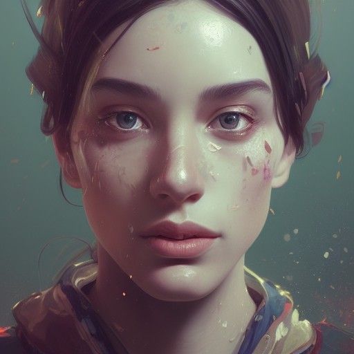 Detailed Portrait in Dynamic Lighting