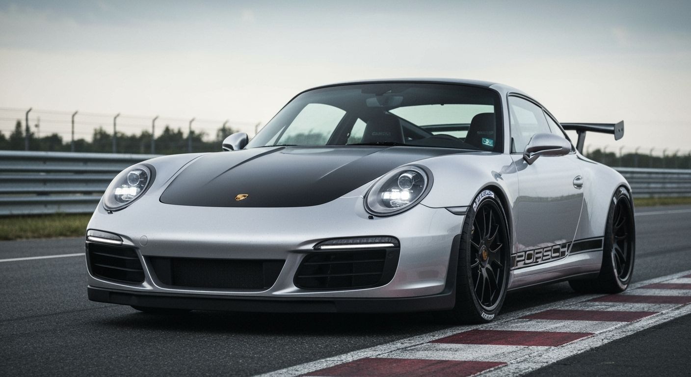 Retro-Modern Porsche Endurance Racer in Vintage Style