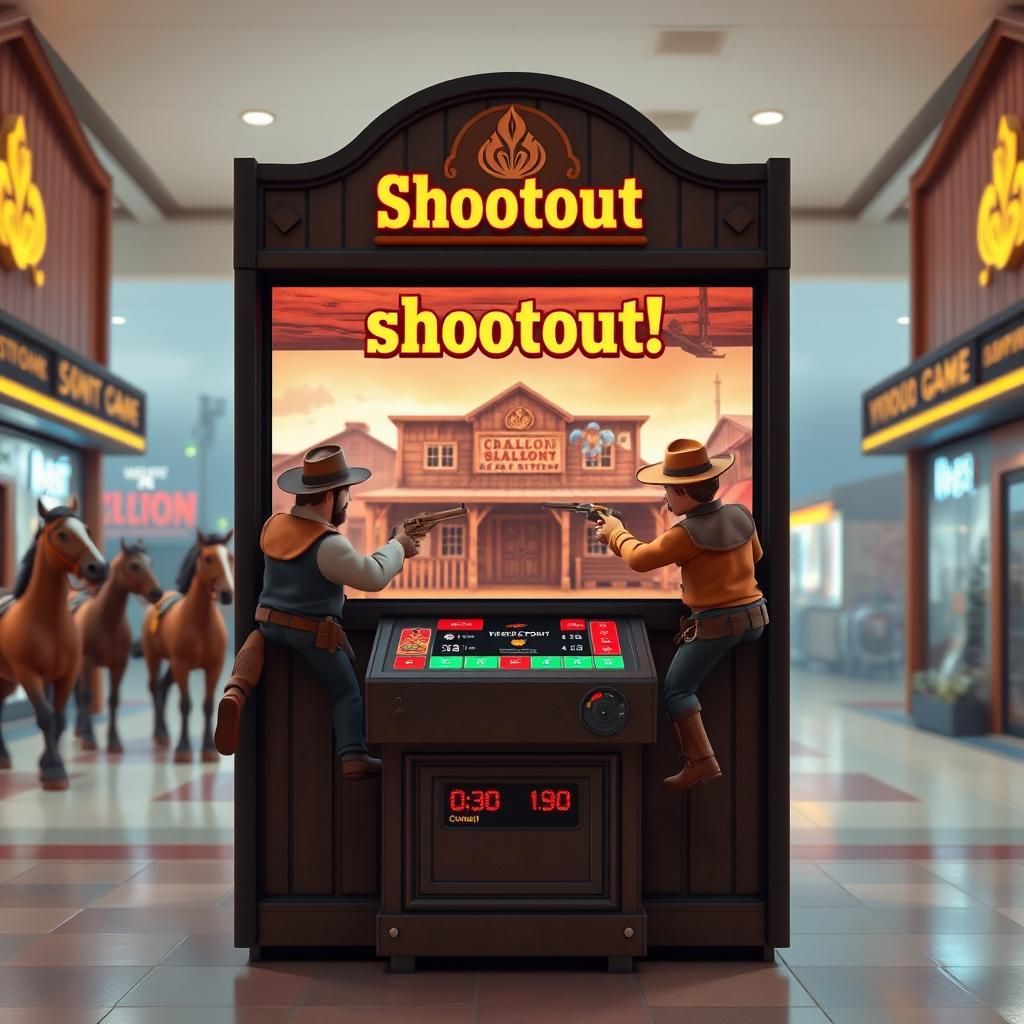 Claymation Western Arcade Game: Cowboy Shootout