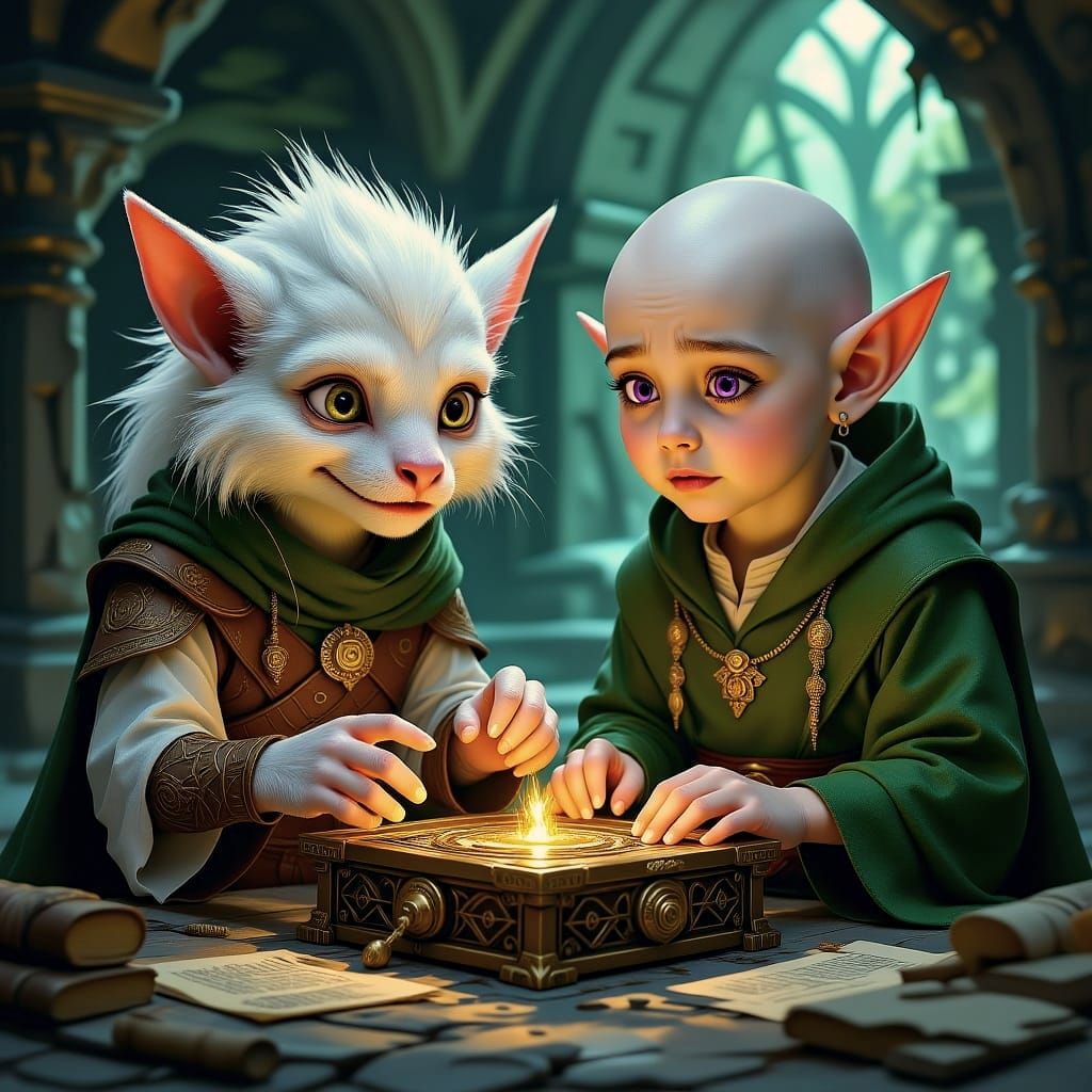 Childlike Characters Face Time Travel Danger