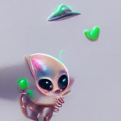 Cute Alien Character Design