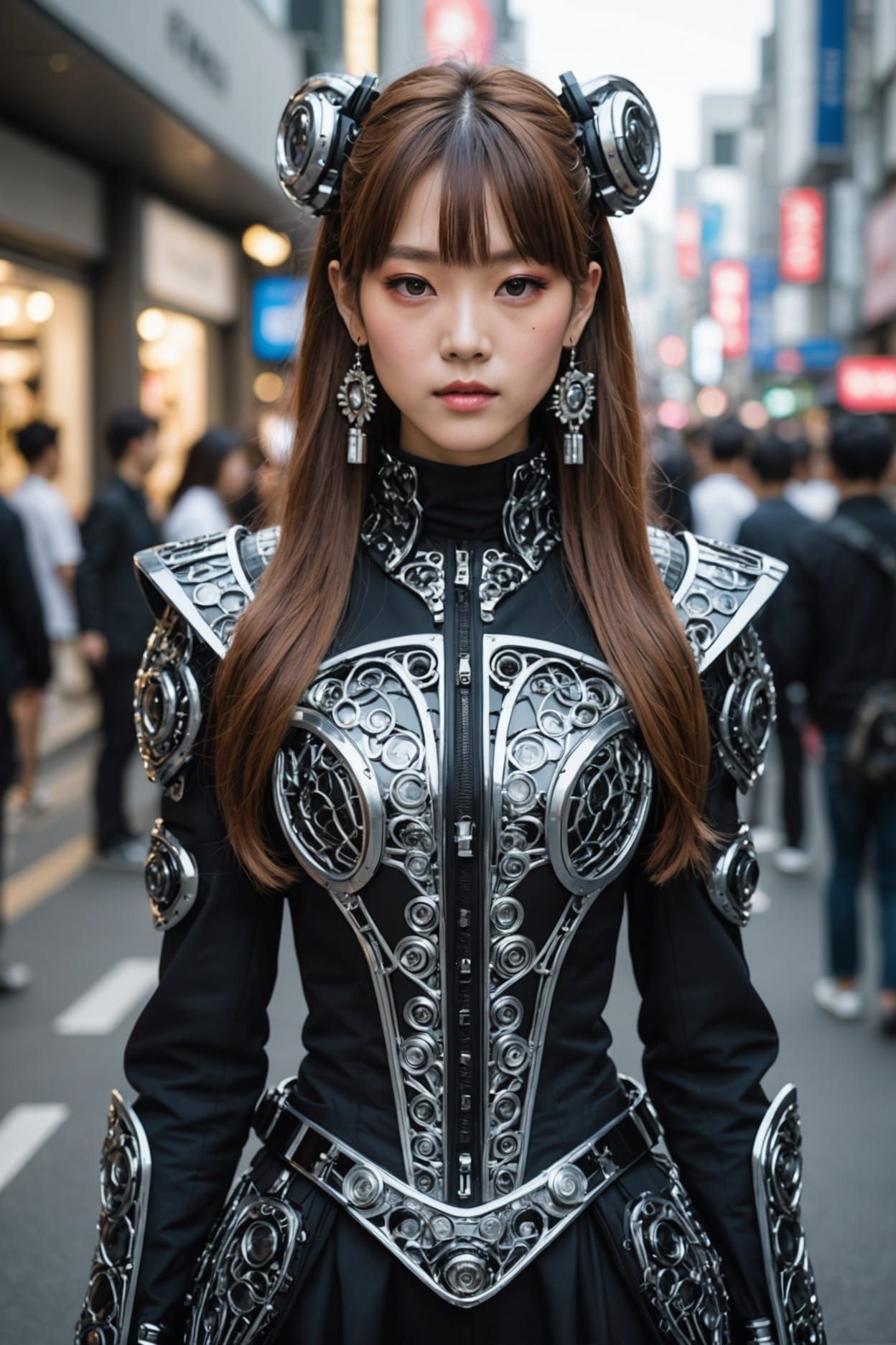 Biometric Fashion Model in Harajuku, Tokyo