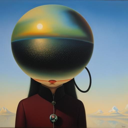 Surreal Landscape in Matte Oil