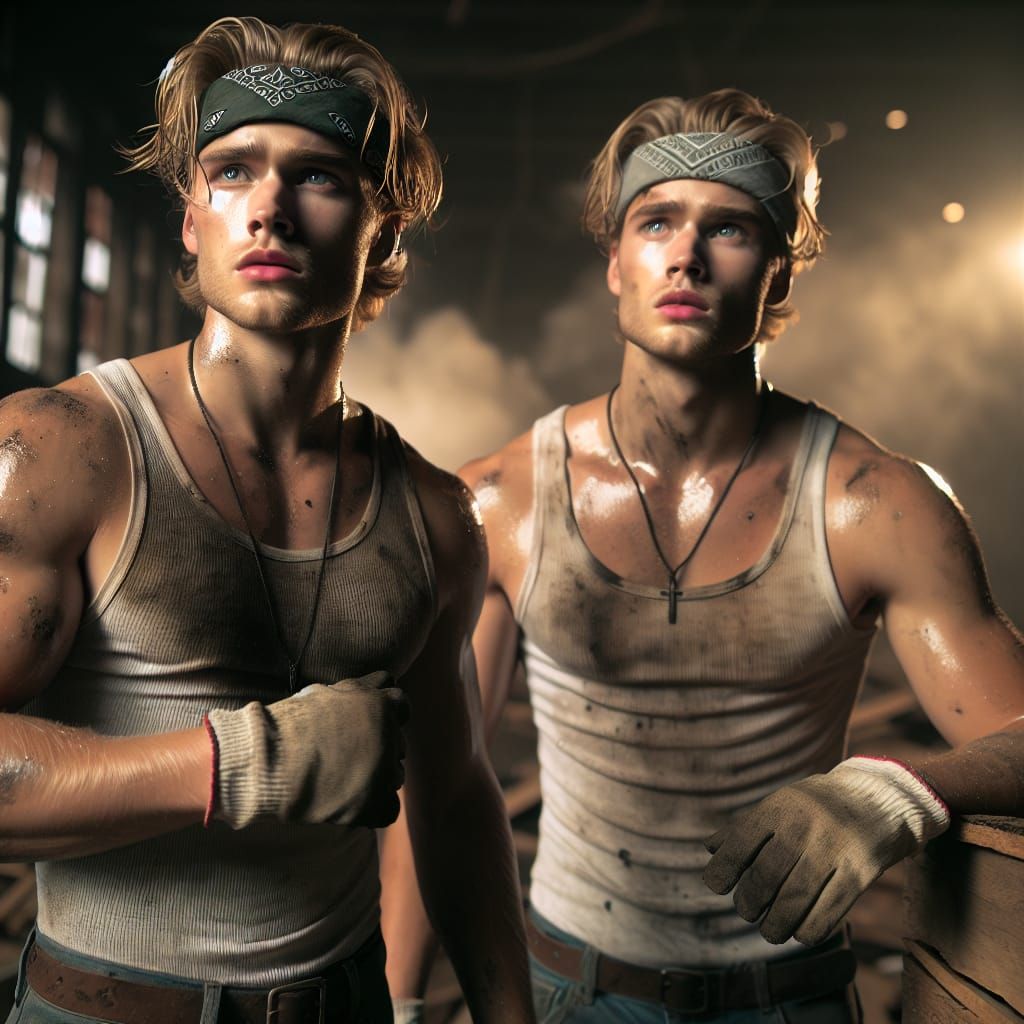 Brothers Clean Up Hurricane Aftermath in Cinematic Style