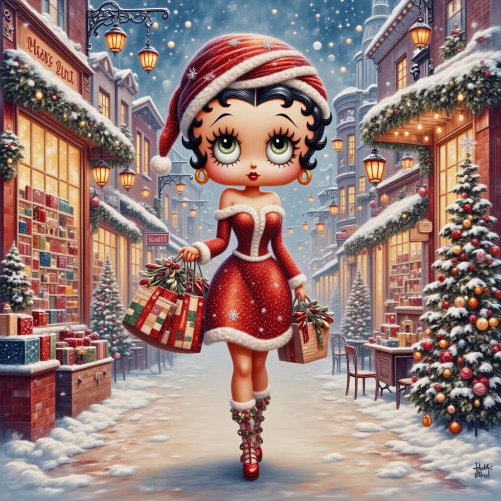 Betty Loves Christmas Shopping