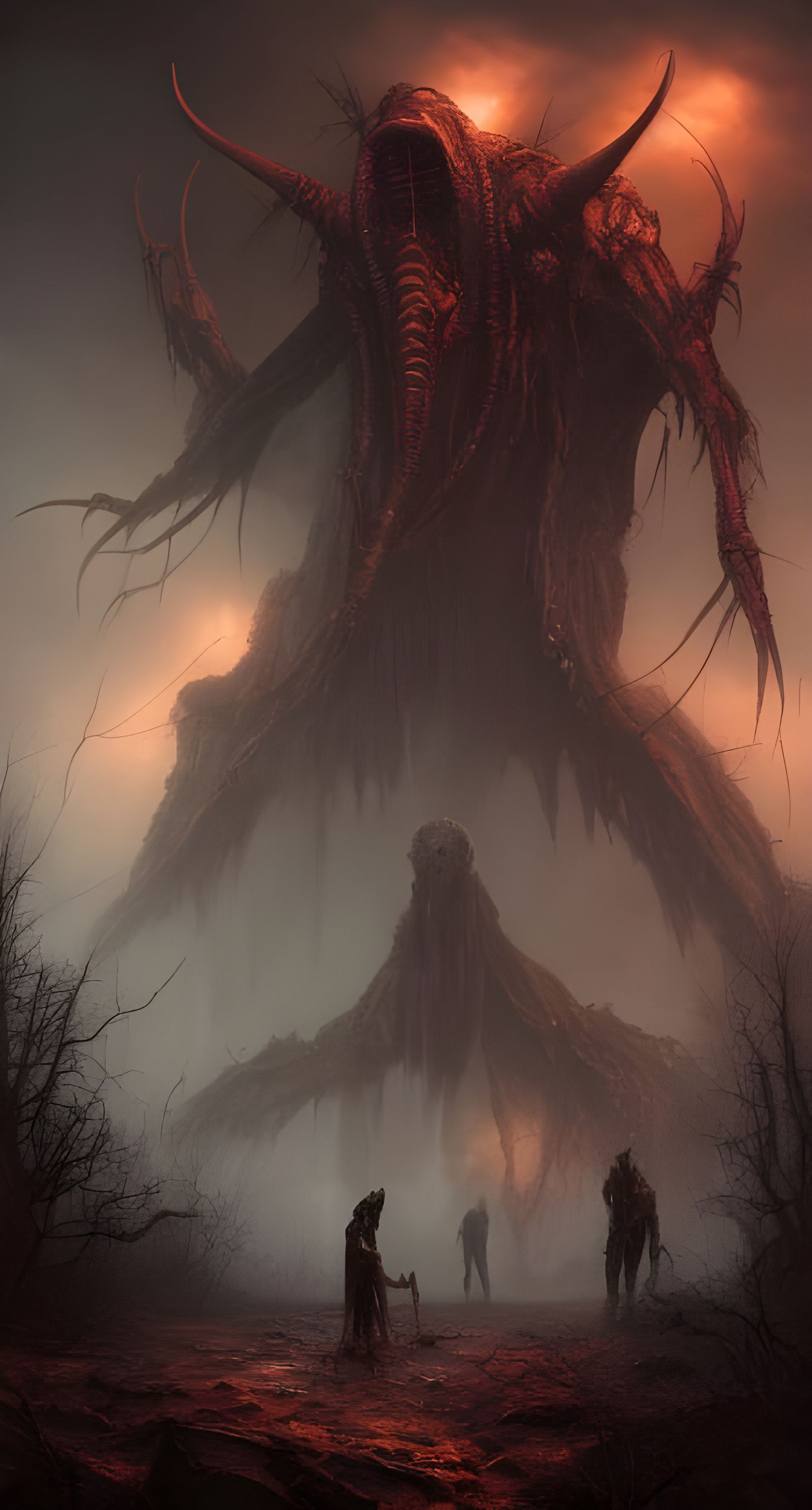 Dark Post-Apocalyptic World Ruined by Elder God