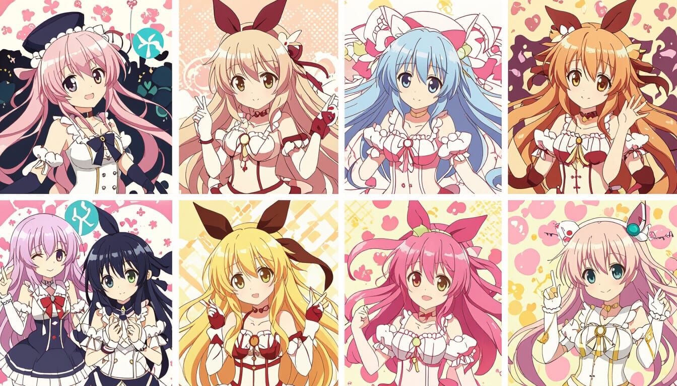 Anime Key Visual Art