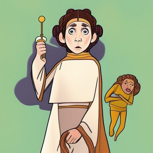 Merge Hermione Granger and Princess Leia 03