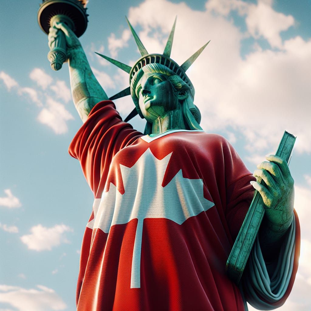 Liberty in Maple Leaf Glory