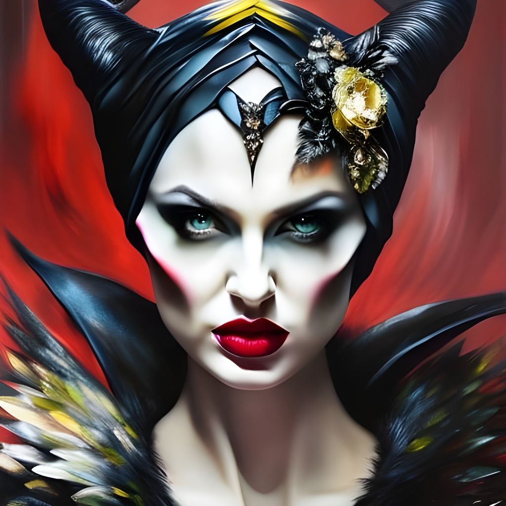 Maleficent: Dark Fantasy Art Nouveau Masterpiece