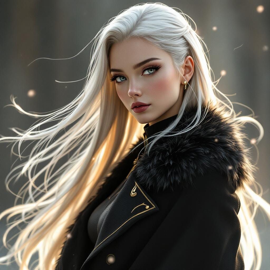 Cynthia Character Portrait in Hyperrealistic Painterly Style