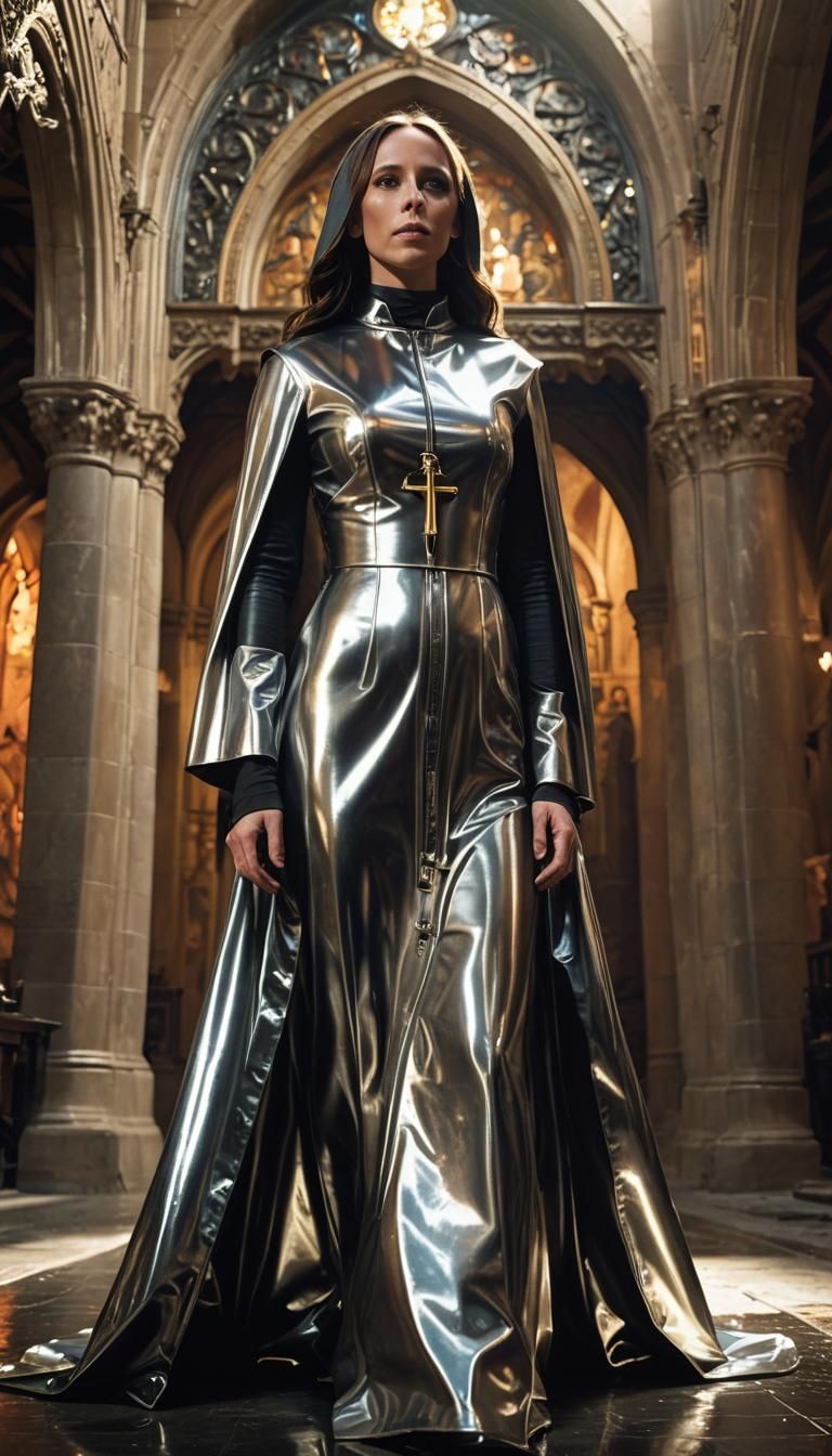 Jennifer Love Hewitt as Metallic Latex Nun