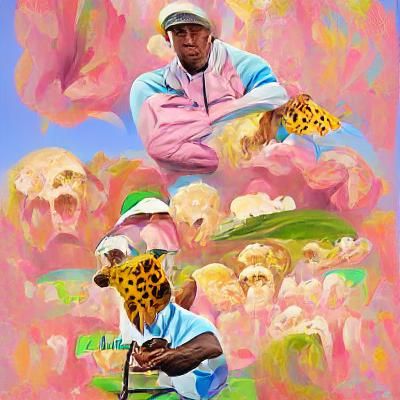 Tyler the Creator Igor in Maximalist Style