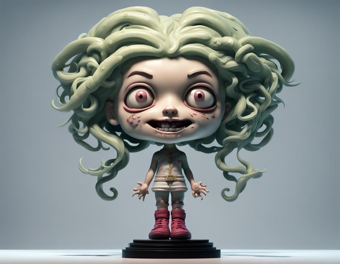 Bobblehead Cute of Medusa