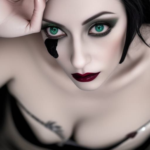 Beautiful Woman with a Dark Side