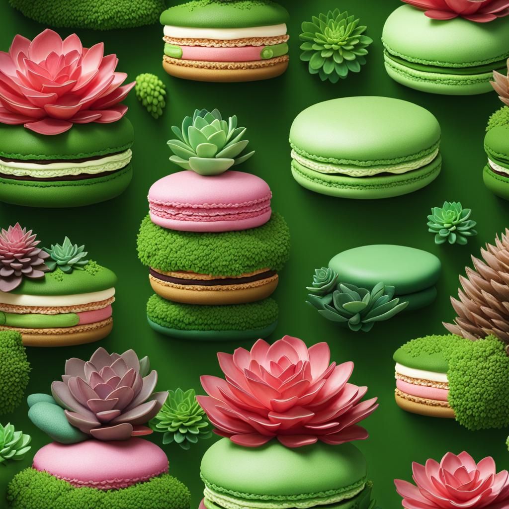 Macaroon plants