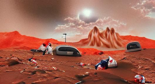 Martian Landscape: A Glimpse of Life on Mars
