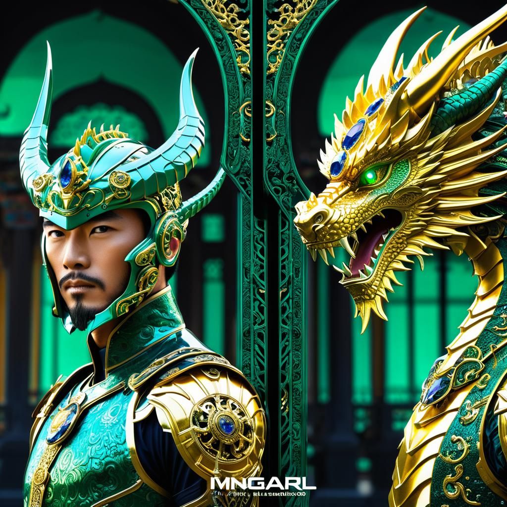 Biomechanical Dragon Surveys Ming Dynasty Architecture