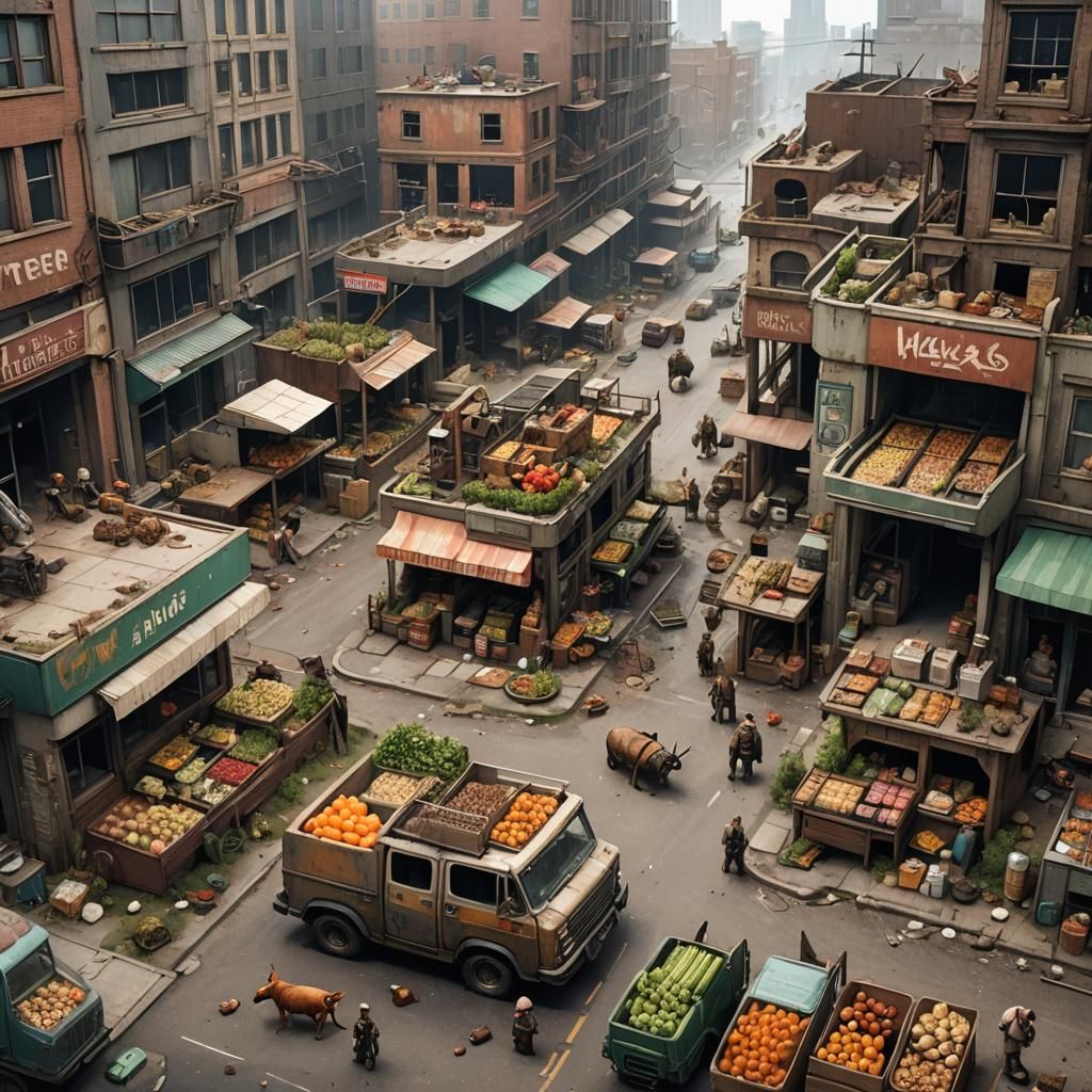 Post-Apocalyptic Grocery Store: Animals and Insects