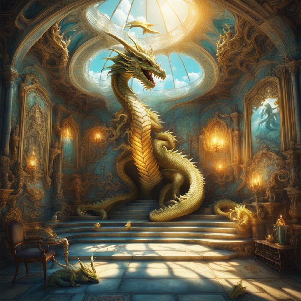 the dragon in the wall