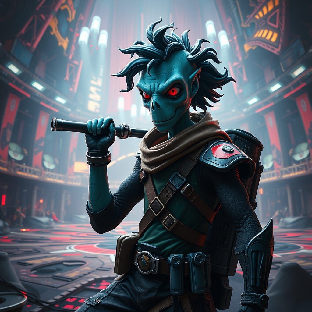 Heroic Autistic Protagonist in a Fantastical Arena