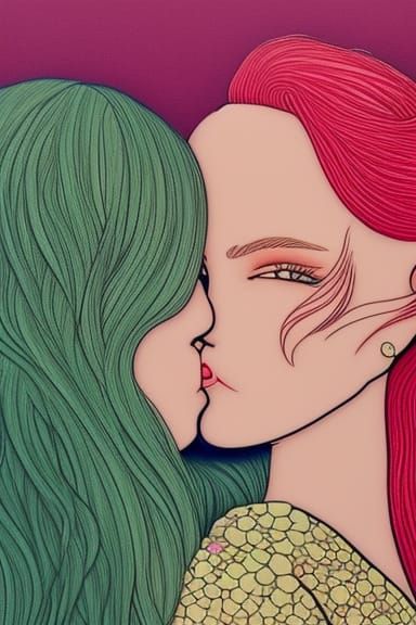 Lesbian pop art