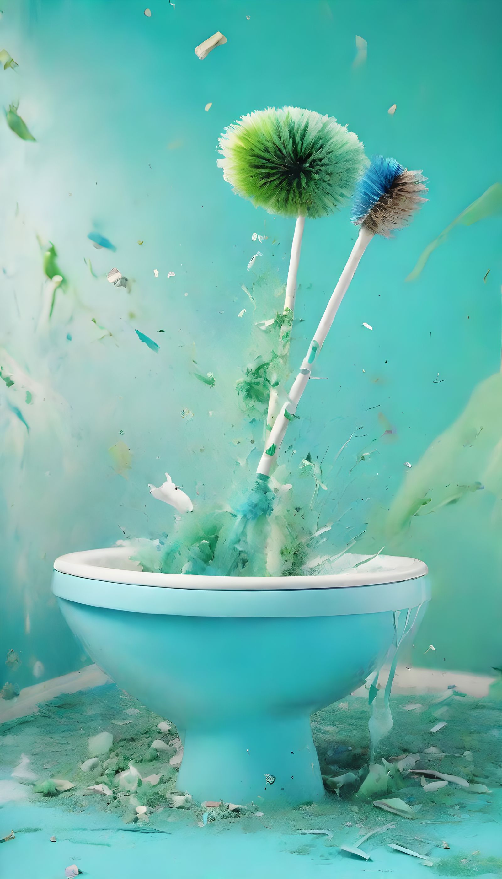 Exploding Toilet Art 17