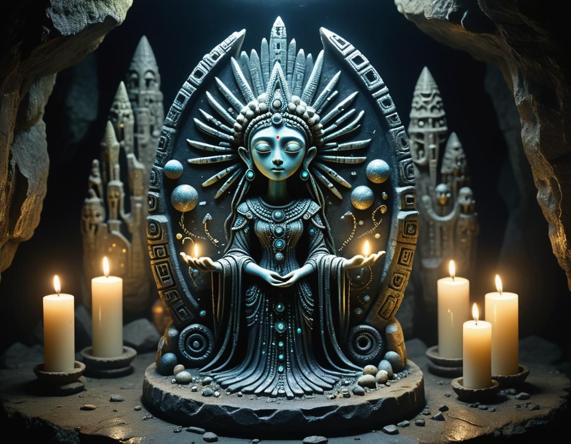 Anunnaki Godess statue