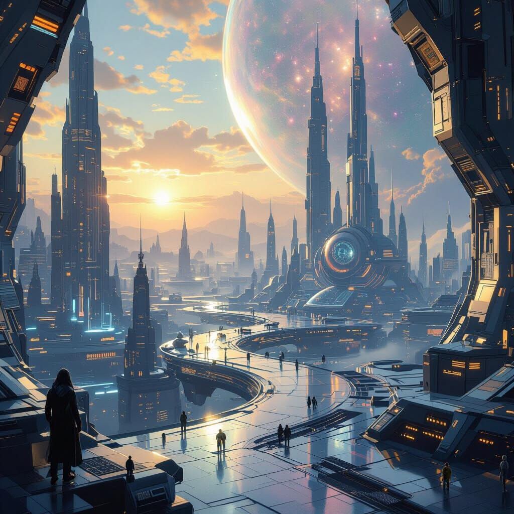 Cortexia: The AI Planet, a hyper-realistic, high-resolution,...