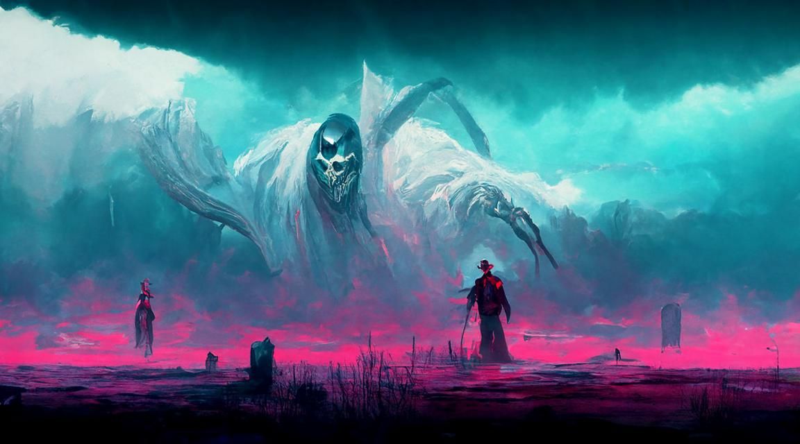 Sinister Figure in Dark Fantasy Style